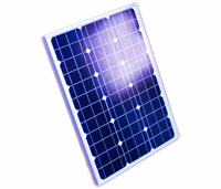 50 Watt Solarmodul mit 12 Volt Spannung