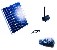 Dieses Set besteht aus Solarpumpe, Panel und passendem Kabelstecker