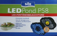 Fontnenbeleuchtung mit weissen LEDs von Sll