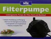 Filterpumpe Söll SFP 1500 für kleine Teichfilter